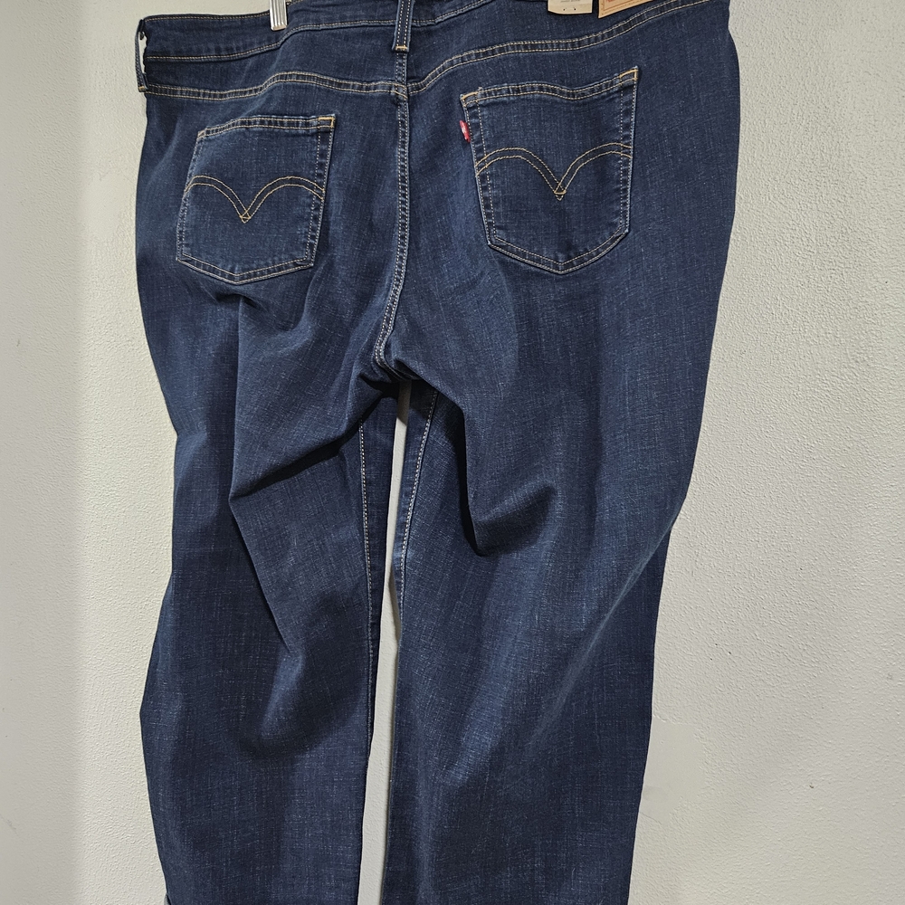 Levi's Women's Dark Blue Boyfriend Jeans - Picture 7 of 8